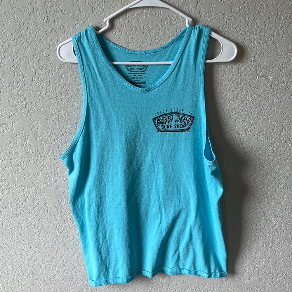 Ron Jon Surf Shop Blue Tank Top